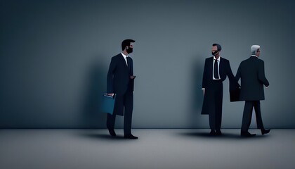 Fototapeta premium Partners in Progress: The Power of Collaborative Business Relationships