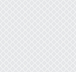 Fototapeta premium Arabic pattern in gray and white color. Elegant ornamental background.