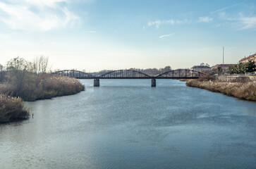 View of the Tagus River in Talavera de la Reina, Spain