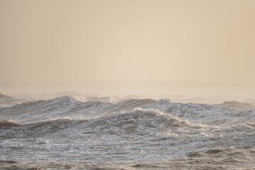 Waves at Sunset