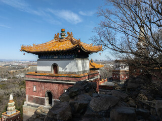 Obraz premium Beijing Royal Summer Palace in Sunny Winter