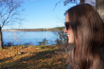 woman in the park