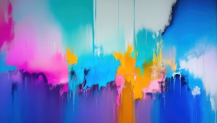 Abstract Pastel Splats Runs  Background Wallpaper Generative AI illustration