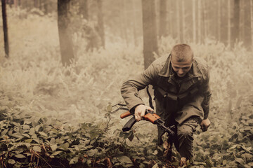 Soldiers squad was capture alive terrorist and interrogation them on them on special tactics...