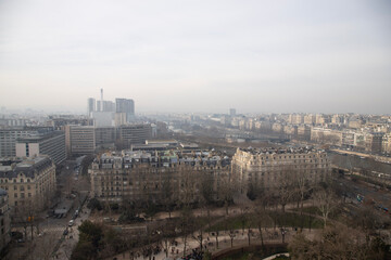 Aerial view of Paris 