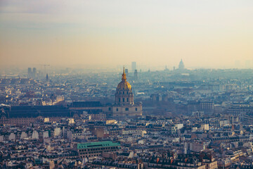 Naklejka premium Paris from above