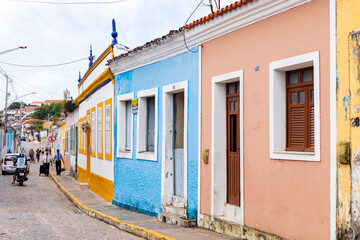 Typical colonial houses in Marechal Deodoro