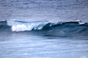 water texture sea background, blue surface ocean waves ripple