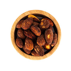 Almond isolated on white background