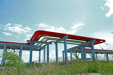 Pipeline of oil fields