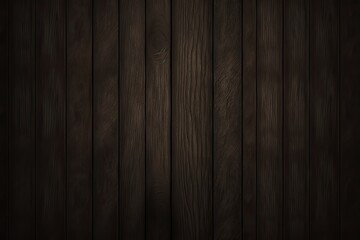 Textured wood paneling in a dark color. Generative AI