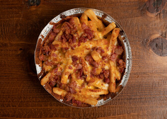 Bacon cheese fries