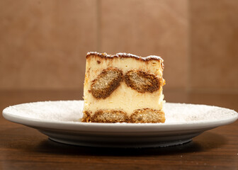 Slice of tiramisu