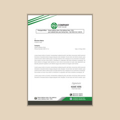 "Sleek and Contemporary Business Letterhead Template"