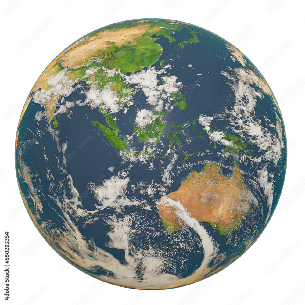 Canvas Prints planet earth globe isolated on transparent background. elements of this image furnished by nasa. 3d 