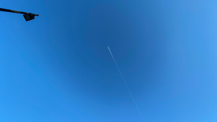airplane in the sky