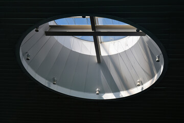 Obraz premium Ceiling skylight of the Zvartnots International airport of Yerevan, Armenia