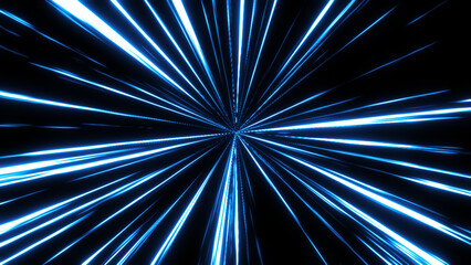 Portal Travel Hyper Jump Speed Lines Fast Speed Power Zoom Background Image