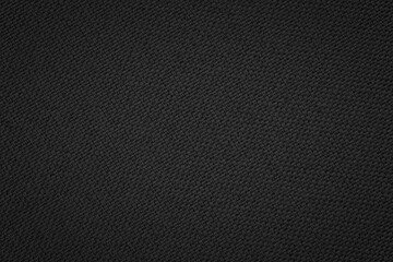 black fabric texture, natural linen canvas as background