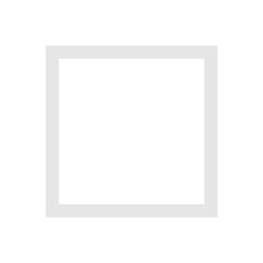 grey square frame line design transparant png