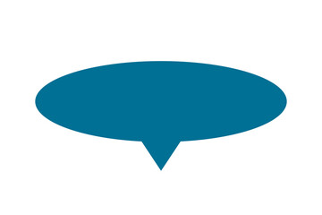 blue speech bubble transparant design template png