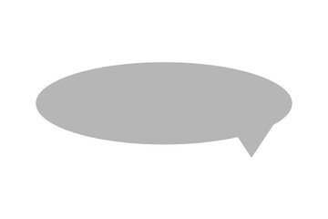 silver speech bubble transparant design template png