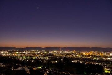 東京 八王子市　夜景　2023