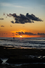 Sunset Balangan Beach Bali Indonesia