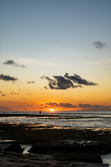 Sunset Balangan Beach Bali Indonesia