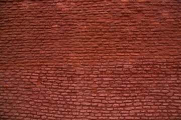 Old red brick wall texture background. Red brick wall texture background