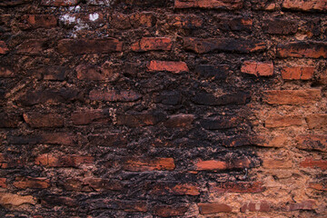 Old historical building brick wall texture background. Brick wall abstract texture background