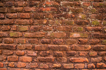 Old historical building brick wall texture background. Brick wall abstract texture background