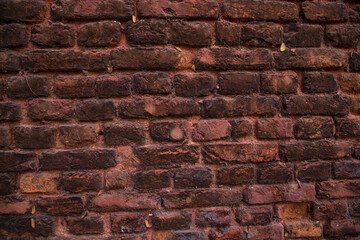 Old historical building brick wall texture background. Brick wall abstract texture background