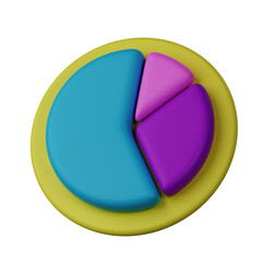 Pie Chart 3D Icon