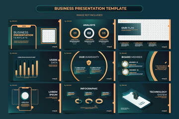 Vector powerpoint presentation slides templates