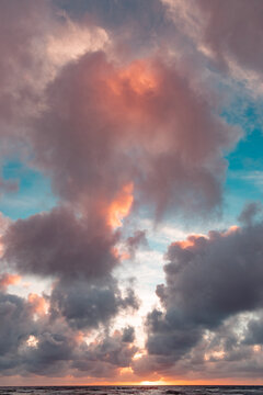 Stormy Hawaiian Sunrise Vertical