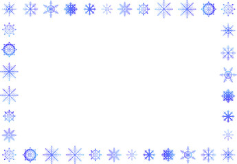 雪の結晶フレーム
