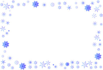 雪の結晶フレーム