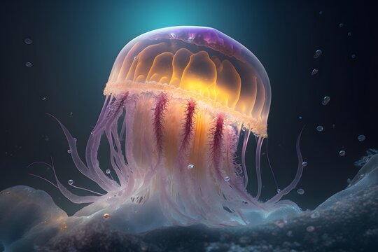 jellyfish created using AI Generative Technology