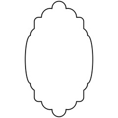 Islamic Border Frames Shapes