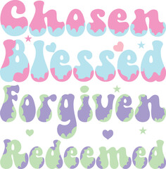 happy easter Groovy svg design, easter bunny Quotes design