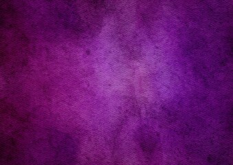 Dark violet abstract background with paper watercolor texture