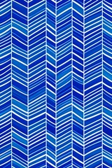 Vector illustration of traditional Japanese pattern in blue