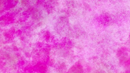 The galaxy nebula illuminating by gradation pink and magenta in the deep black space and bright blink stars as procedural 3d modeling.