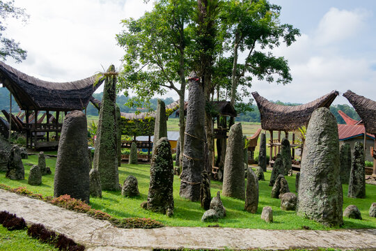 megalithic site in Bori Kalimbuang North Toraja