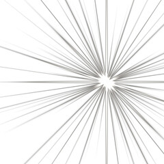 Obraz premium Digitally rendered Light effect rays flash radiance of star or sun white glow shine explosion. 