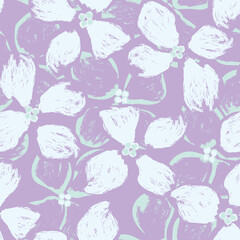 Fototapeta premium Abstract Floral Seamless Pattern Design