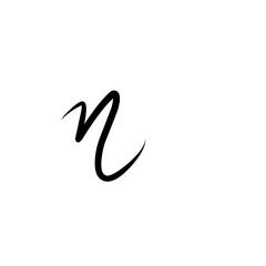 Alphabe unique with hand drawn