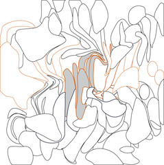 Spots and gray center