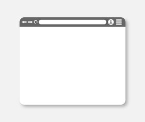 Internet search. Vector in flat style